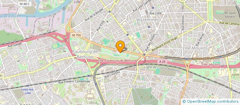 localisation de l'entreprise MONSIEUR SHERULLAH JABAR KHIL  LILLE