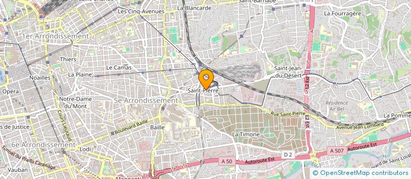 localisation de l'entreprise MONSIEUR SHERWIN MICOSA à MARSEILLE