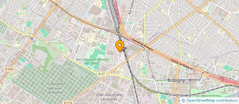 localisation de l'entreprise MONSIEUR SHERZADA KHAN  BOBIGNY