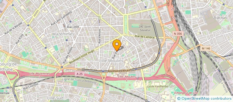 localisation de l'entreprise MONSIEUR SHERZAMAN ALOKOZAI  LILLE