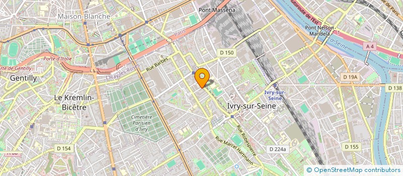 localisation de l'entreprise MONSIEUR SHEYVEEN ELLY  IVRY-SUR-SEINE