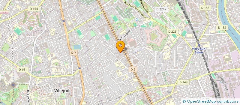 localisation de l'entreprise MONSIEUR SHIFENG YE à VITRY-SUR-SEINE
