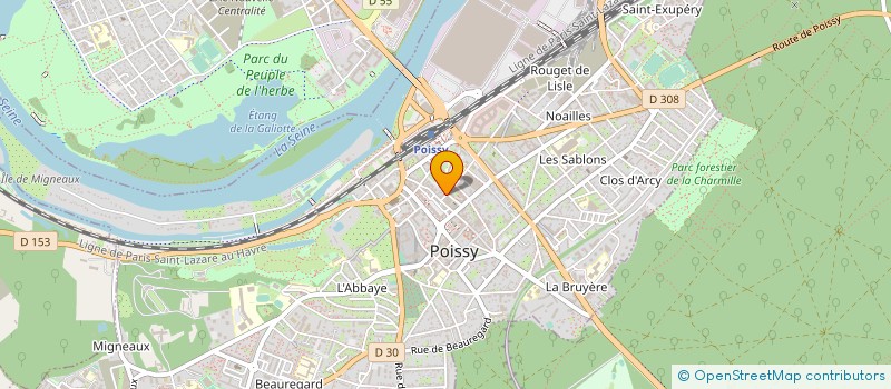 localisation de l'entreprise MONSIEUR SHIGEHIKO CHANOKI  POISSY