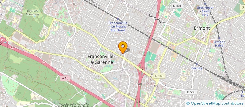 localisation de l'entreprise MONSIEUR SHILI WANG  FRANCONVILLE