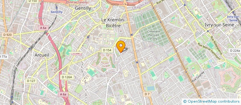 localisation de l'entreprise MONSIEUR SHILTON YEMEN FRANCK DIETH  LE KREMLIN-BICETRE