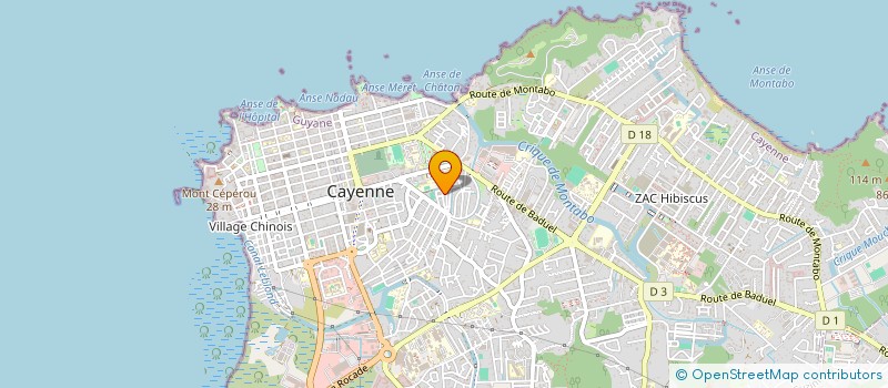 localisation de l'entreprise MONSIEUR SHIMING LU  CAYENNE