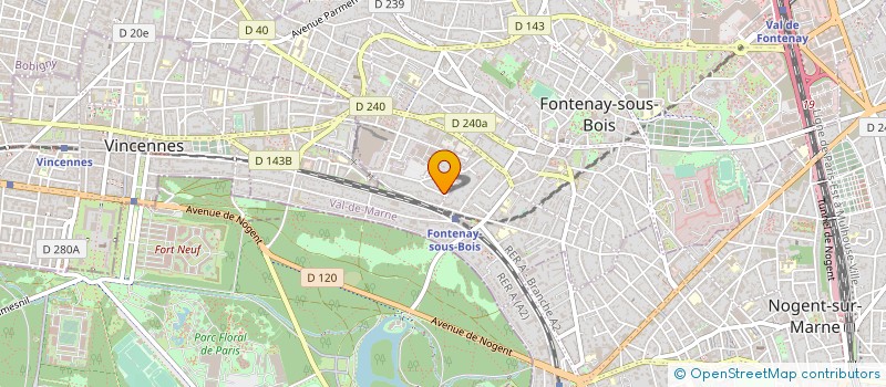 localisation de l'entreprise MONSIEUR SHING WONG à FONTENAY-SOUS-BOIS