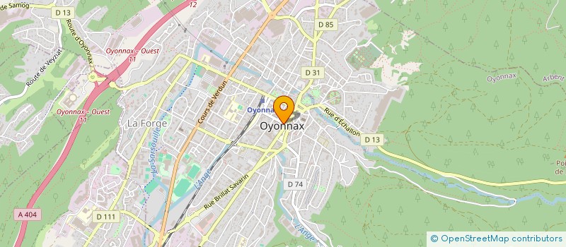 localisation de l'entreprise MONSIEUR SHIR BAWARI  OYONNAX