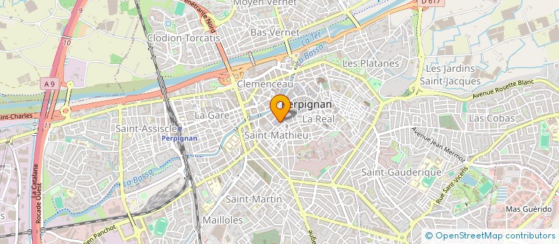 localisation de l'entreprise MONSIEUR SHIRAGA SIDIQI  PERPIGNAN