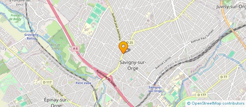 localisation de l'entreprise MONSIEUR SHIRALI DURANI à SAVIGNY-SUR-ORGE