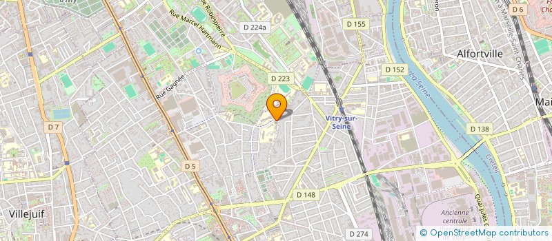 localisation de l'entreprise MONSIEUR SHIRHASSAN AHMADZAI  VITRY-SUR-SEINE