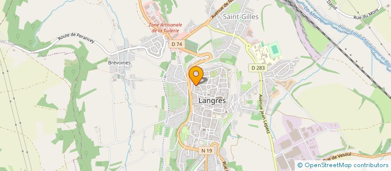 localisation de l'entreprise MONSIEUR SHIRIF CHABANE à LANGRES
