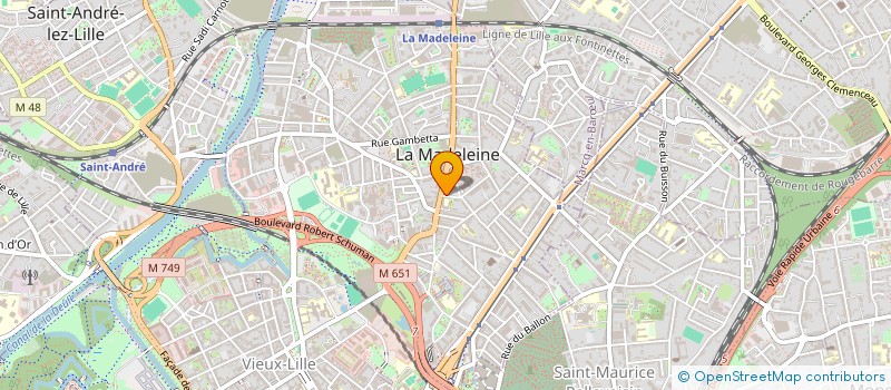 localisation de l'entreprise MONSIEUR SHIRIN AGHA MOHAMMADI à LA MADELEINE