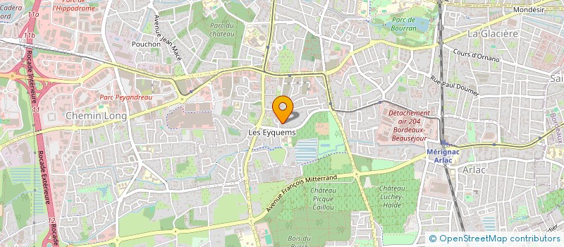 localisation de l'entreprise MONSIEUR SHIRZAD SEDIQI  MERIGNAC