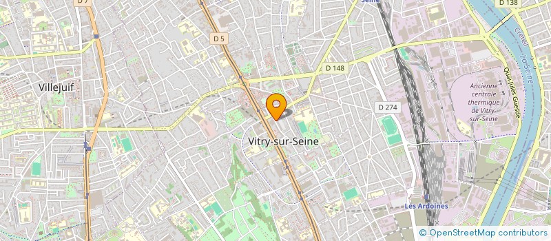localisation de l'entreprise MONSIEUR SHIXING WANG à VITRY-SUR-SEINE