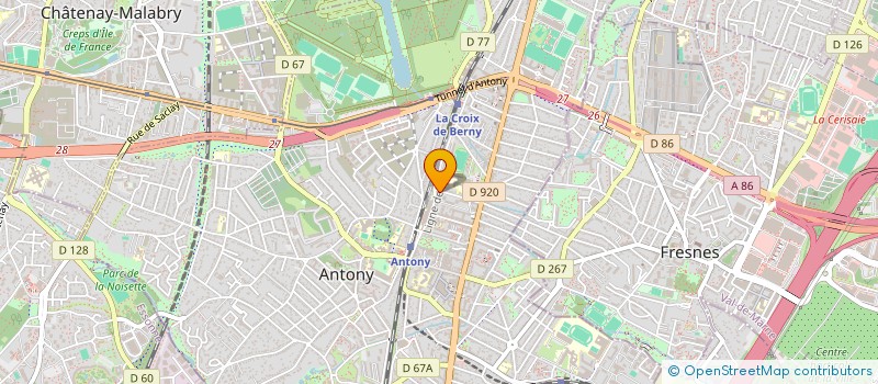 localisation de l'entreprise MONSIEUR SHIYUE WANG à ANTONY