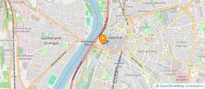 localisation de l'entreprise MONSIEUR SHKELQIM KERRNAJA  VALENCE