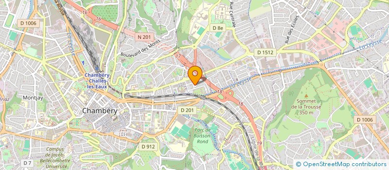 localisation de l'entreprise MONSIEUR SHKELQIM KURTI  CHAMBERY