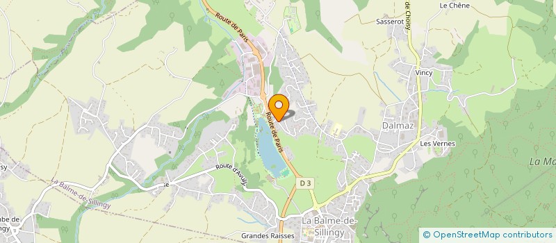 localisation de l'entreprise MONSIEUR SHKELZEN IMERI  LA BALME DE SILLINGY