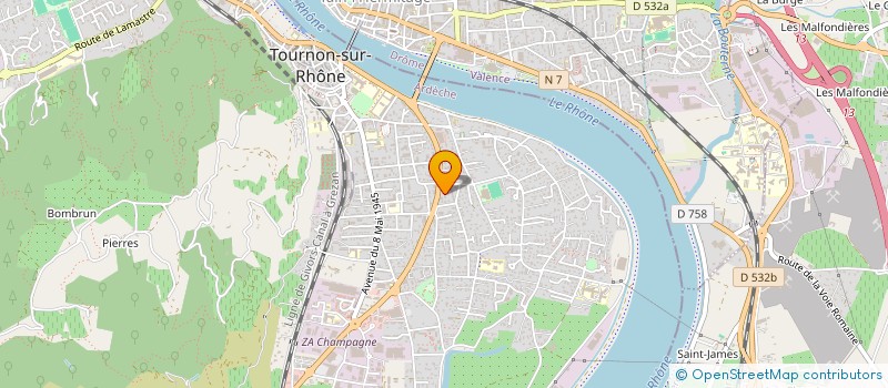 localisation de l'entreprise MONSIEUR SHKODRAN ARIFI  TOURNON-SUR-RHONE