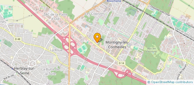 localisation de l'entreprise MONSIEUR SHOAIB MOHAMMAD  MONTIGNY-LES-CORMEILLES