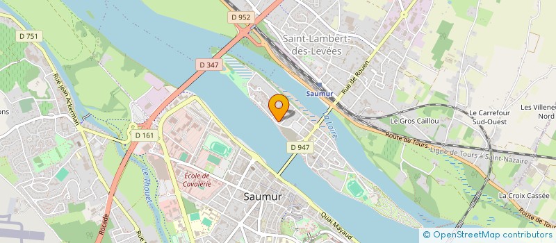 localisation de l'entreprise MONSIEUR SHOAYB HOSSEINI  SAUMUR