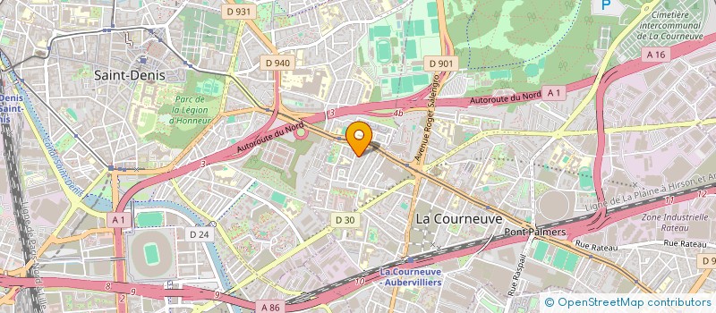 localisation de l'entreprise MONSIEUR SHOBHAN BARUA à LA COURNEUVE