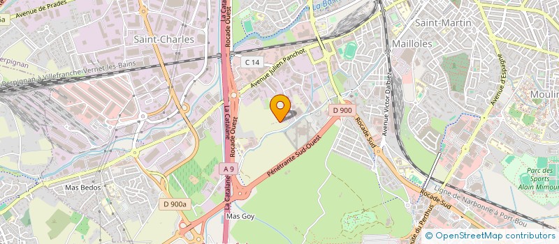 localisation de l'entreprise MONSIEUR SHOGO YAMAGATA  PERPIGNAN