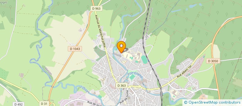 localisation de l'entreprise MONSIEUR SHOKRULLAH AMINI  HIRSON