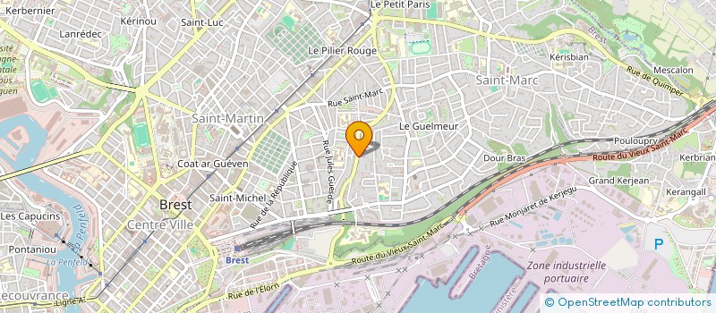 localisation de l'entreprise MONSIEUR SHOOKRULLAH AHMADZAI à BREST