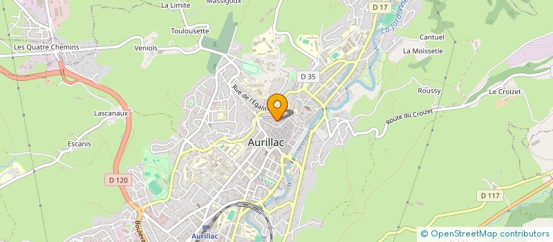 localisation de l'entreprise MONSIEUR SHORASSUL SAIDAZIMOV à AURILLAC
