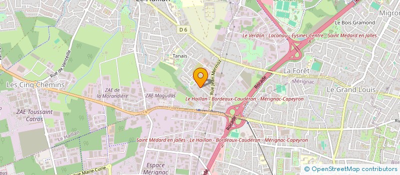 localisation de l'entreprise MONSIEUR SHOTA GOMELAURI  LE HAILLAN