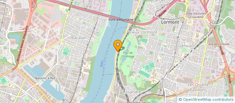 localisation de l'entreprise MONSIEUR SHOTA KVANTIDZE  LORMONT