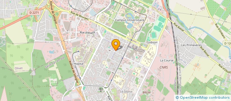 localisation de l'entreprise MONSIEUR SHOURANE MEJJIOU à ORLEANS