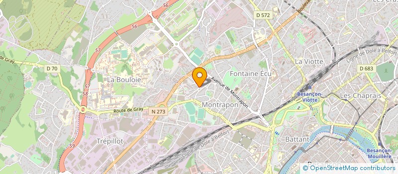 localisation de l'entreprise MONSIEUR SHPEND BEXHETI à BESANCON