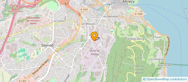 localisation de l'entreprise MONSIEUR SHPEND EMINI à ANNECY
