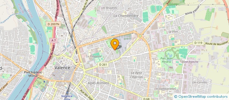 localisation de l'entreprise MONSIEUR SHPEND HASANI à VALENCE