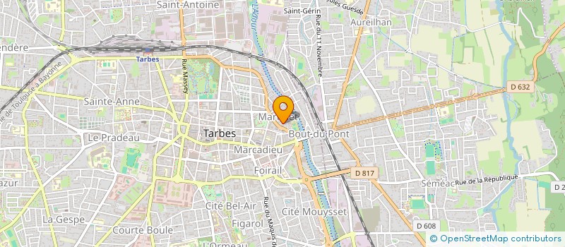 localisation de l'entreprise MONSIEUR SHPRESIM MUHAMETAJ  TARBES