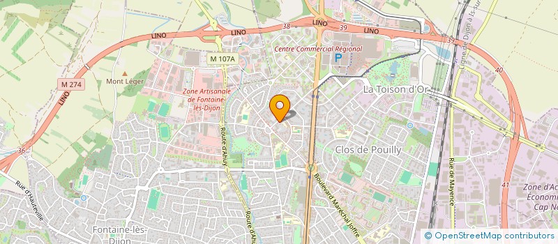 localisation de l'entreprise MONSIEUR SHPRESIM SHEQIRI  DIJON