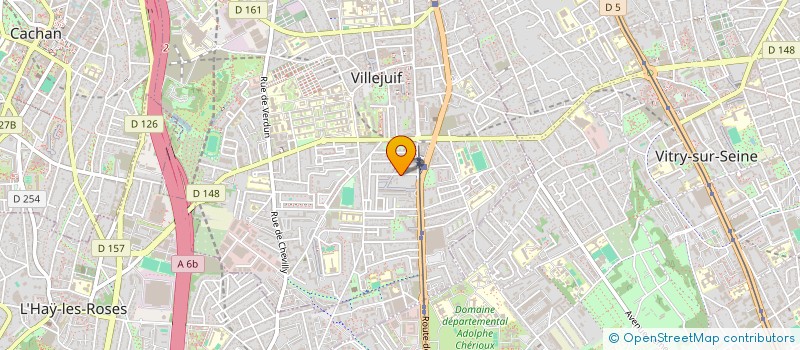 localisation de l'entreprise MONSIEUR SHRIKANT SAGAR  VILLEJUIF