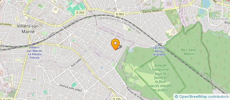 localisation de l'entreprise MONSIEUR SHUAI WANG  VILLIERS-SUR-MARNE