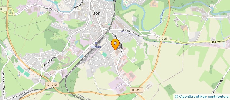 localisation de l'entreprise MONSIEUR SHUANG LI  HIRSON