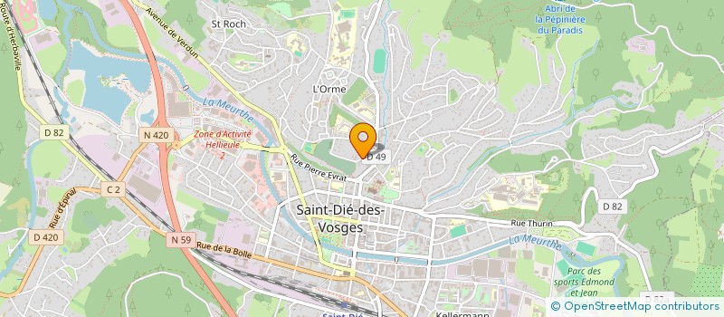 localisation de l'entreprise MONSIEUR SHULIN SUN  SAINT-DIE-DES-VOSGES