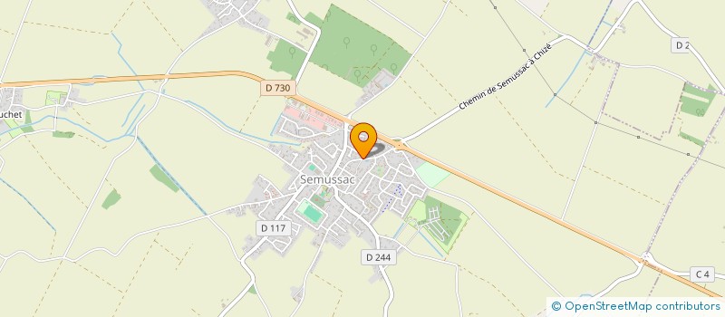 localisation de l'entreprise MONSIEUR SHUN LUCAS  SEMUSSAC