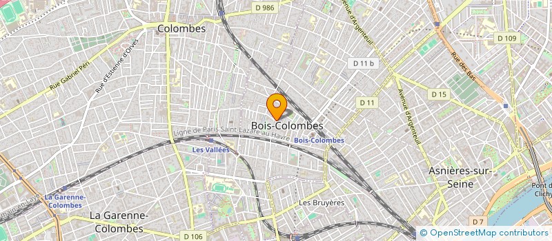 localisation de l'entreprise MONSIEUR SHUN NIU à BOIS-COLOMBES