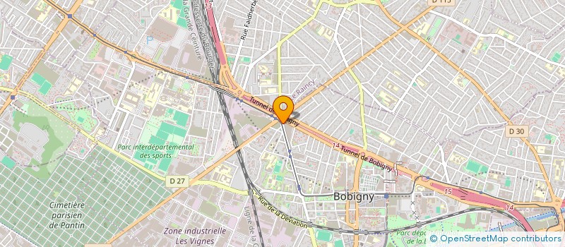 localisation de l'entreprise MONSIEUR SHUVASHISH ROY  BOBIGNY