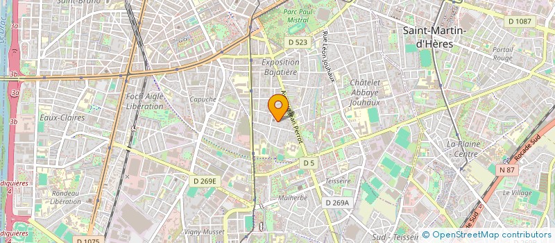 localisation de l'entreprise MONSIEUR SHWARASH OTHMAN  GRENOBLE