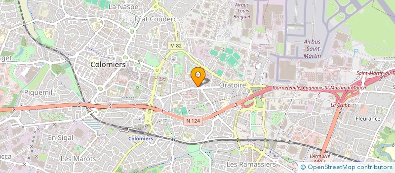 localisation de l'entreprise MONSIEUR SI ADDA AGGOUN LAHCENE à COLOMIERS