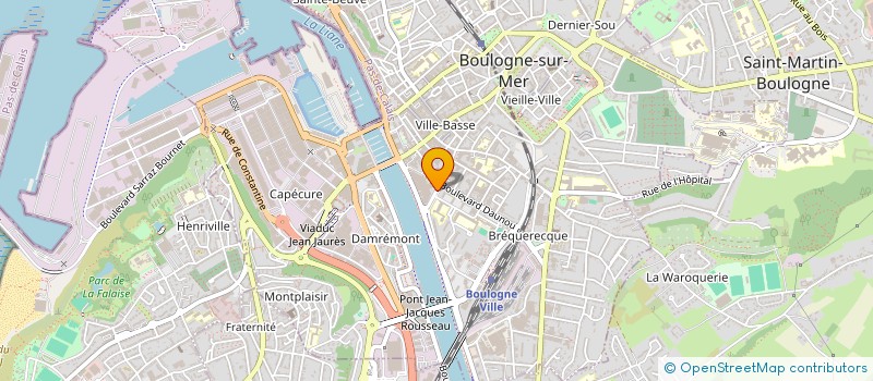 localisation de l'entreprise MONSIEUR SI CHEUNG  BOULOGNE-SUR-MER