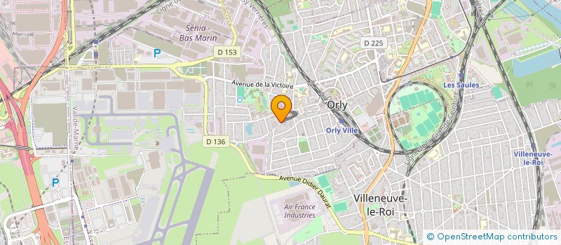 localisation de l'entreprise MONSIEUR SI HACENE MEGRI  ORLY